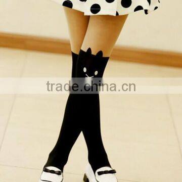 Baby cartoon tights pants cotton thickening pantyhose winter pantyhose tights