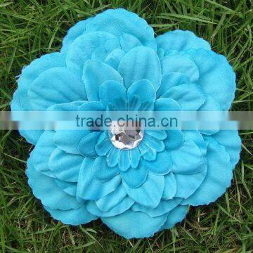 Cute handmade artificial peony flower hair clip