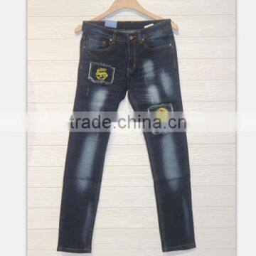 GZY Pattern Pants Design Men's Fashion Cheap Jeans panama jeans stock