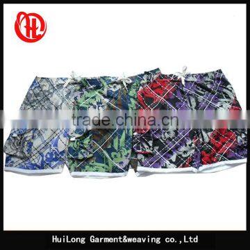 Color available micro fibre 100% polyester swimming beach shorts men