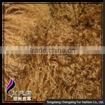 CX-D-23C Long Hair Winter Real Tibetan Lamb Fur Rug Rugs photo-6