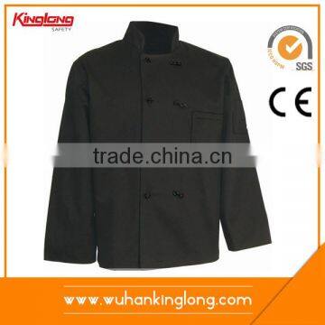 high quality cotton Stand collar Double-breasted chef jacket