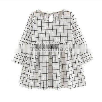 Simple Cotton Frocks Designs Baby Girl Floral Patterns Vintage Dress Little Girls Casual Dresses photo-4