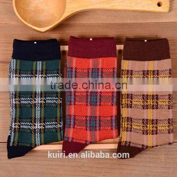 Korean Style Art Socks Autumn and Winter Fashion Black and White Hit Color Cotton Stripes/Plaid/Stars Sock photo-3