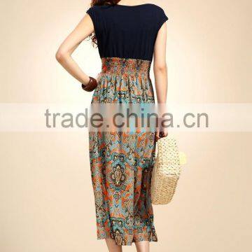 Fashion Women's Girls Summer Boho Long Maxi Evening Party Dress Beach Dress photo-4