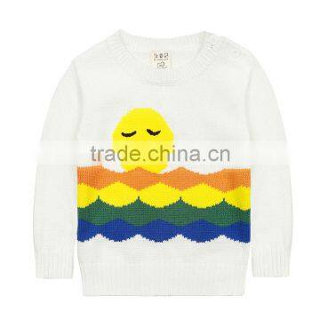 S17693A Kids Rainbow Sweater Design of Hand Made Sweaters photo-4