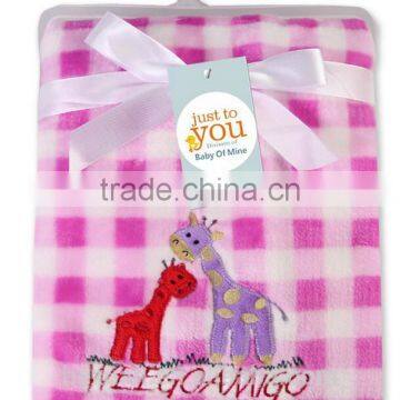 Cute Plain Animal Hood Blanket With Baby Coral Fleece Blanket photo-4
