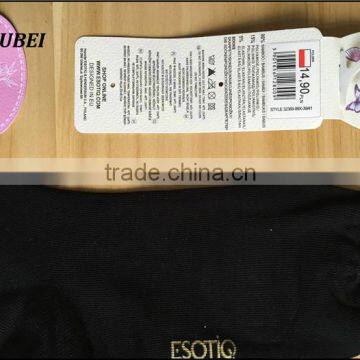 Custom Wholesale Ankle High Black Bamboo Firber Custom Logo Woman Dress Socks photo-5