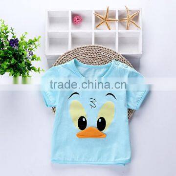 Wholesale Summer Cotton Priting Kids Girl Short Sleeve t Shirts photo-2