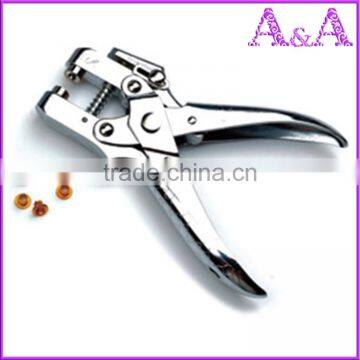 shoe crimping punch tool plier/ leather Button or Eyelet Pliers Hand tools Revolving For Quick Size Adjustment
