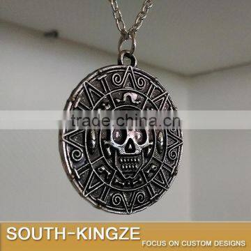 Carribean Sea Marine Style Metal Antique Silver Pendant photo-4