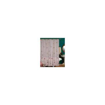 Printed Voile Shower Curtain