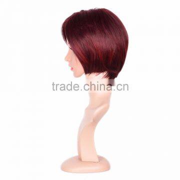 Hot Sale Large Stocks! Red Short Hair Wig, Fashion Spiky Hair Wigs, Synthetic Hair Wig photo-5