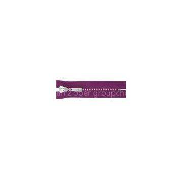 Fashion Auto Lock # 8 Crystal Diamond Zippers For Apparel / Home Textile