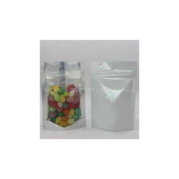 Plastic Zipper Quad Seal Snack Bags