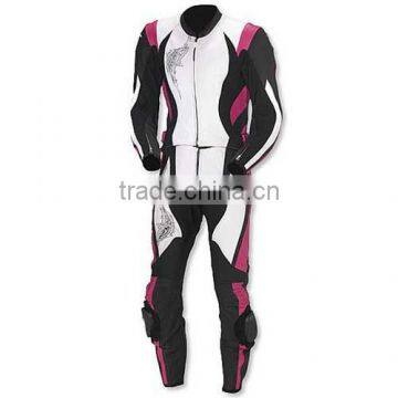 Motorbike Leather Racing Suit/Custom Made Motorcycle Leather Racing Suit,