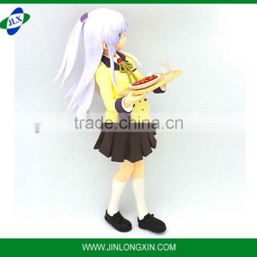 End food girl Yellow clothes Black shoes cheap action figures