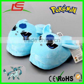 Custom 27cm Cute Soft Stuffed Cartoon Shoes Glaceon Plush Slipper