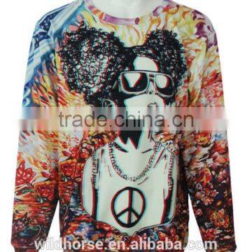 cut and sew sublimation sweatshirts