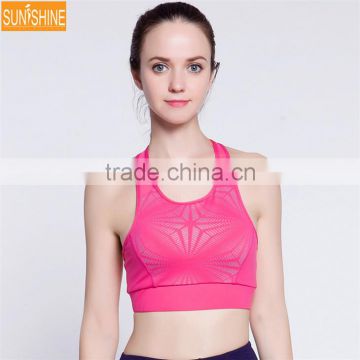 OEM Fashion Saling Hot Yoga Sports Women Sexy Bra Yoga Wear with custom