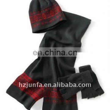 fashional popular warm cozy soft factory sell men knit set