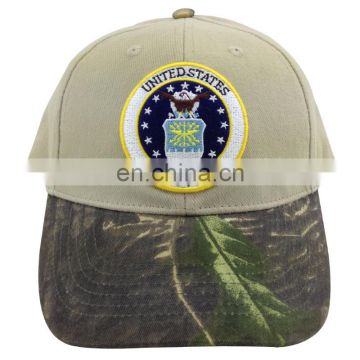 Heavy brush cotton camo pattern army baseball cap