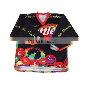 100% polyester reversible custom ice hockey tops