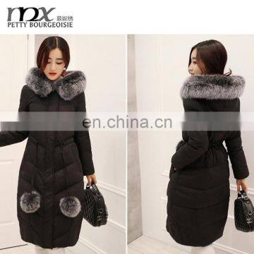 High quality long women coat warm women down jacket parka winter 2016