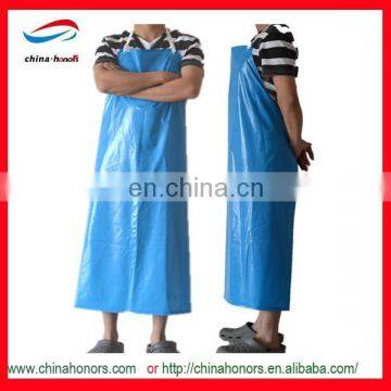 2015 NEW blue PVC Apron apron new design/clear pvc apron washable pvc apron