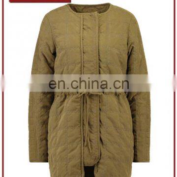 Factory OEM Quilted Lightly Padding Coat Woman Wholesale