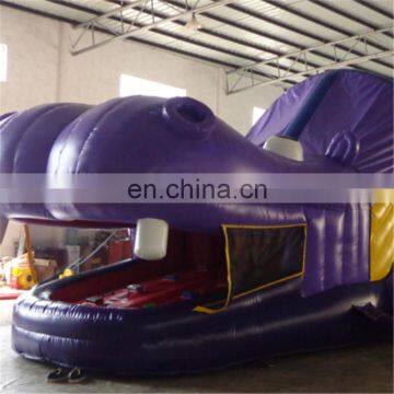 2017 Newest Design 3D Hippo Inflatable Obstacle/ Obstacle Course Challenge for Birthday Party photo-2