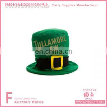 Irish Festival Hat Promotional St. Patricks Day Green Top Hat Ireland Shamrock Hats