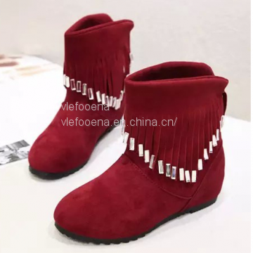 2018 autumn classic ladies boots warm cotton shoes factory outlets in the tube streamers flat shoes wholesale