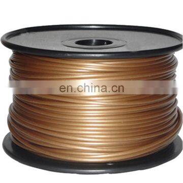 High quality 3d printer filament factory ABS 3D printer Material Golden 1.75/mm filament