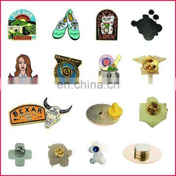 Custom Sliver Plated Metal Soft Enamel Baltic Tours Lapel Pin With Safety Pin photo-3