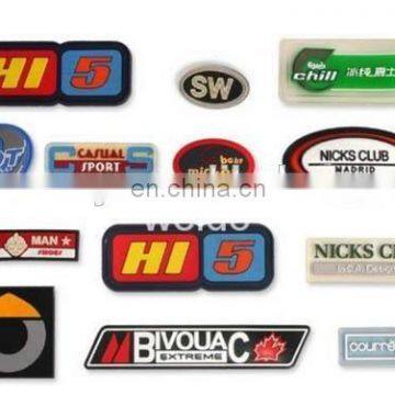 China Manufacturer Soft silicone rubber PVC badge