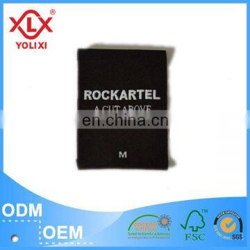 High quality woven garment label for cloth