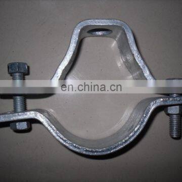 galvanized brace bands square pipe clamps,high strength pipe clamp