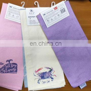 cotton wholesale embridery kitchen tea towel