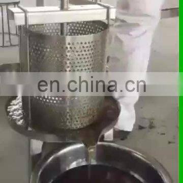 Hot selling beekeeping manual stainless steel honey bee wax press machine