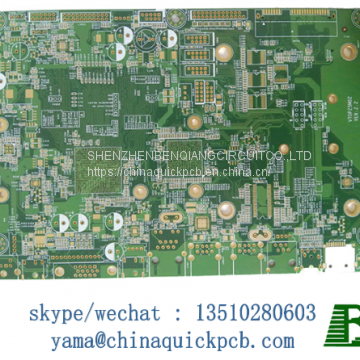 Hasl & carbon printing 4 layer printed pcb circuit boards
