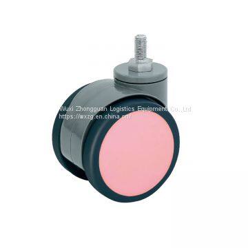 100mm Full -plastic Double Plate Medical Casters photo-4