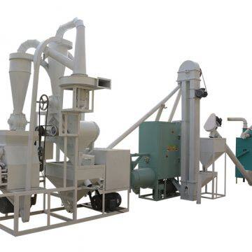 Masa Harina Processing Machine 12TPD Corn Flour Making Automatic Machine Combinated Ugali Flour Nshima Flour Mill Line