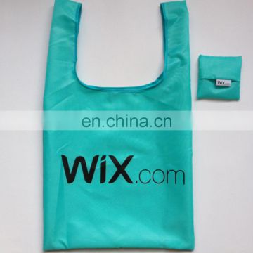 Foldable and reusable ripstop nylon polyester bag for grocery