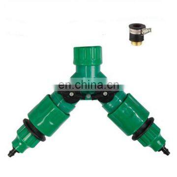 Y-type water separator double valve