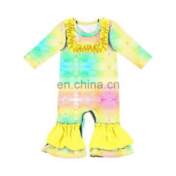 Trendy Girls Clothing Boutique Tye Dye Romper photo-3