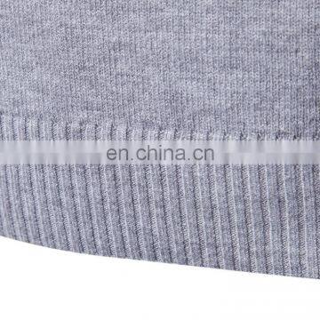 Basic Style Turtle Neck High Collar Solid Color Men Sweaters photo-4