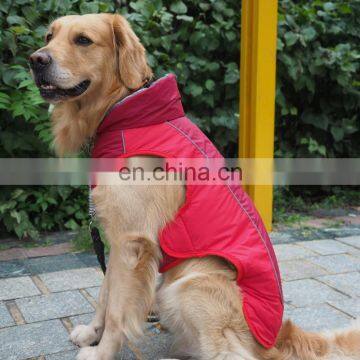 Pet Cotton Coat Reflective Dog Winter Clothes Waterproof Dog Cotton Coat With Warm Collar