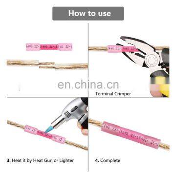 Hampool Different Sizes Copper Waterproof Automobile Heat Shrink Wire Connector Set photo-6