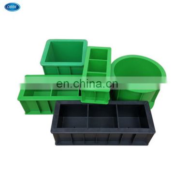 Black Green Color Plastic cube cylinder  beam Concrete  Test Mould